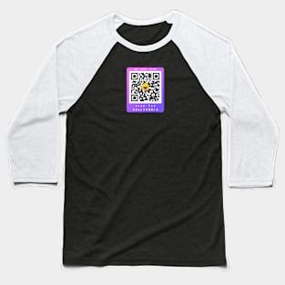 Scan for California, Qr Code Funny Memes -21 Baseball T-Shirt